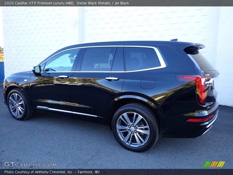 Stellar Black Metallic / Jet Black 2020 Cadillac XT6 Premium Luxury AWD
