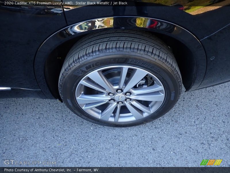 Stellar Black Metallic / Jet Black 2020 Cadillac XT6 Premium Luxury AWD