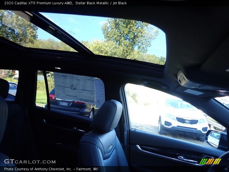 Stellar Black Metallic / Jet Black 2020 Cadillac XT6 Premium Luxury AWD