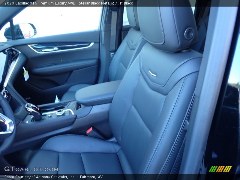 Stellar Black Metallic / Jet Black 2020 Cadillac XT6 Premium Luxury AWD