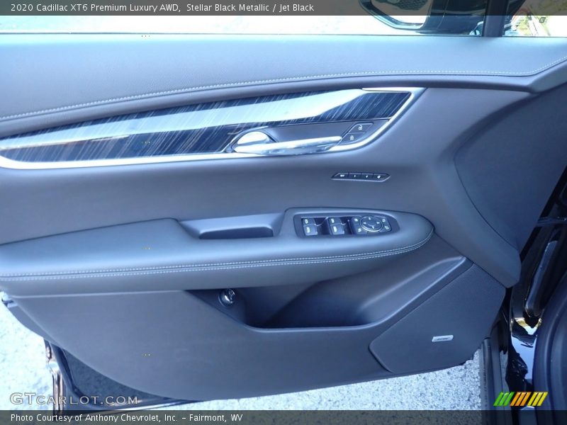 Stellar Black Metallic / Jet Black 2020 Cadillac XT6 Premium Luxury AWD