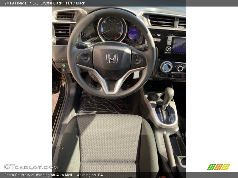 Crystal Black Pearl / Black 2019 Honda Fit LX