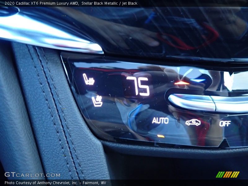Stellar Black Metallic / Jet Black 2020 Cadillac XT6 Premium Luxury AWD