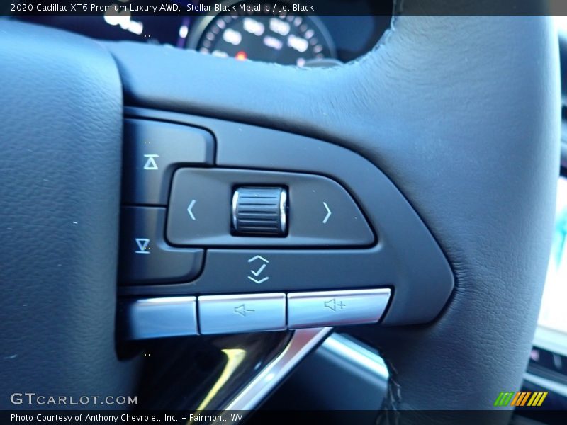 Stellar Black Metallic / Jet Black 2020 Cadillac XT6 Premium Luxury AWD