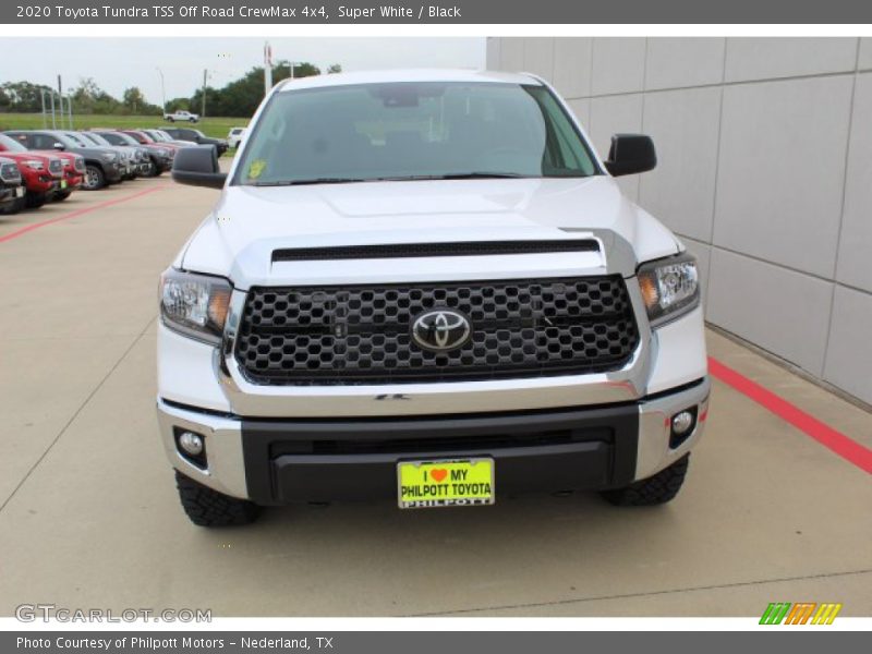 Super White / Black 2020 Toyota Tundra TSS Off Road CrewMax 4x4