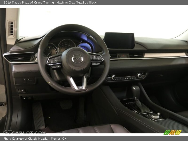 Machine Gray Metallic / Black 2019 Mazda Mazda6 Grand Touring