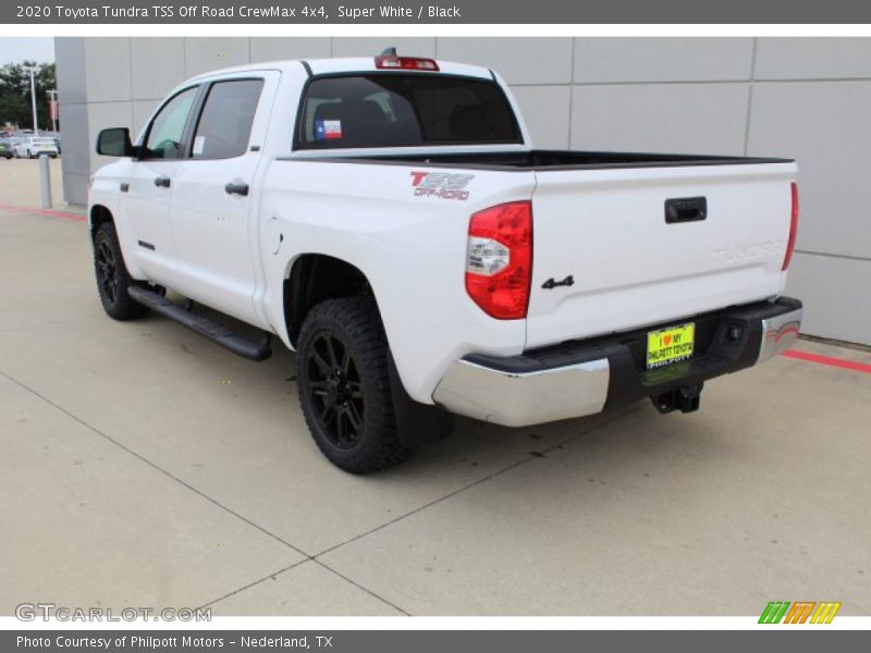 Super White / Black 2020 Toyota Tundra TSS Off Road CrewMax 4x4