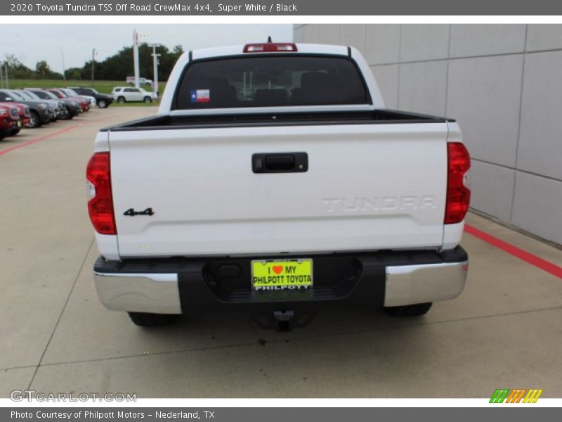 Super White / Black 2020 Toyota Tundra TSS Off Road CrewMax 4x4