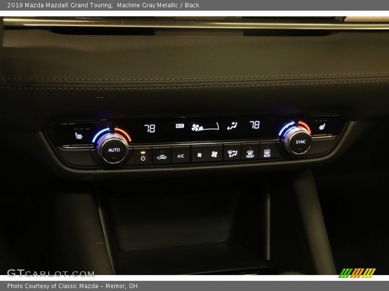 Machine Gray Metallic / Black 2019 Mazda Mazda6 Grand Touring