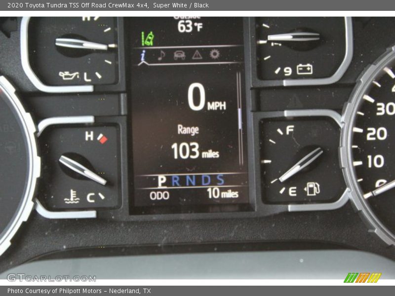 Super White / Black 2020 Toyota Tundra TSS Off Road CrewMax 4x4