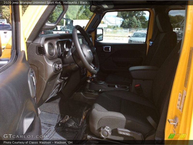 Hellayella / Black 2020 Jeep Wrangler Unlimited Sport 4x4
