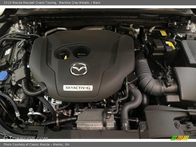 Machine Gray Metallic / Black 2019 Mazda Mazda6 Grand Touring
