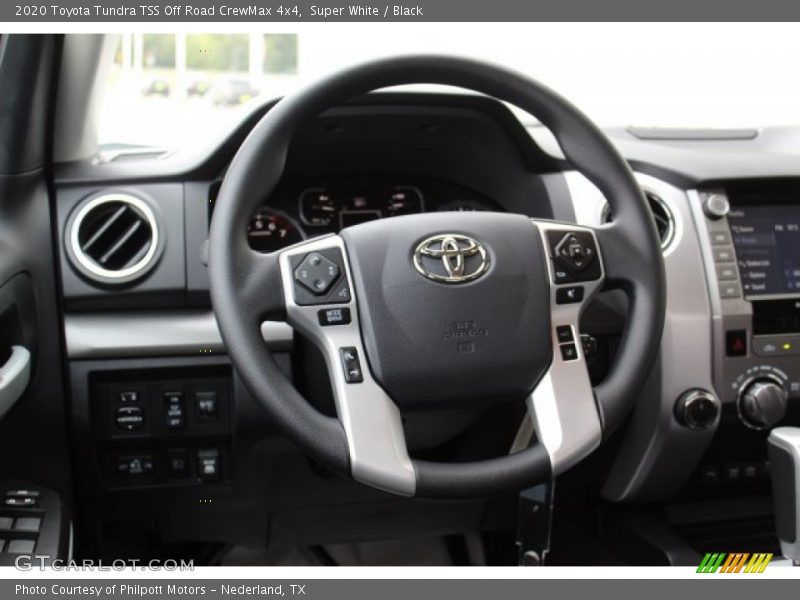 Super White / Black 2020 Toyota Tundra TSS Off Road CrewMax 4x4