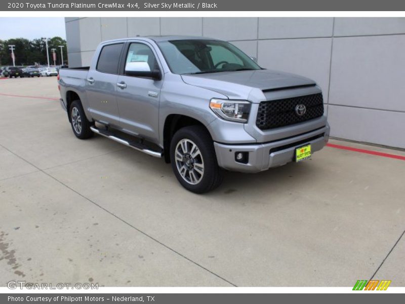 Front 3/4 View of 2020 Tundra Platinum CrewMax 4x4