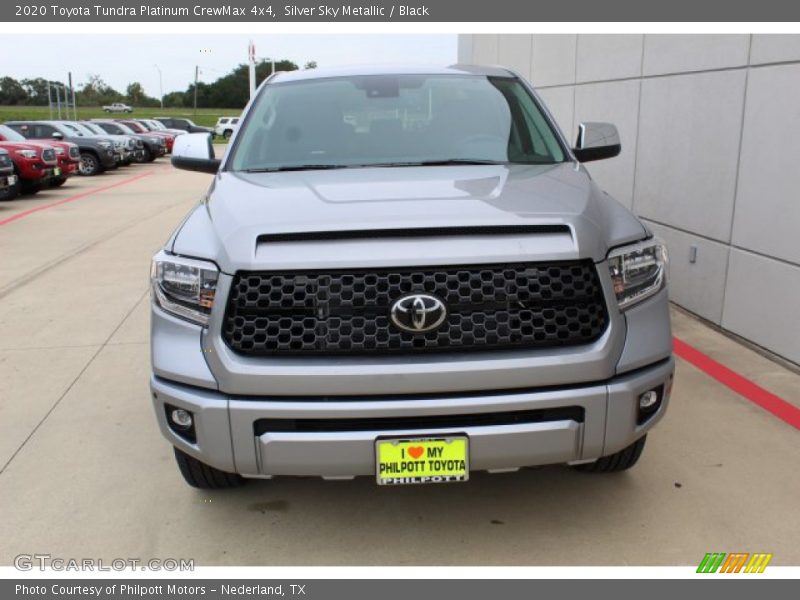 Silver Sky Metallic / Black 2020 Toyota Tundra Platinum CrewMax 4x4