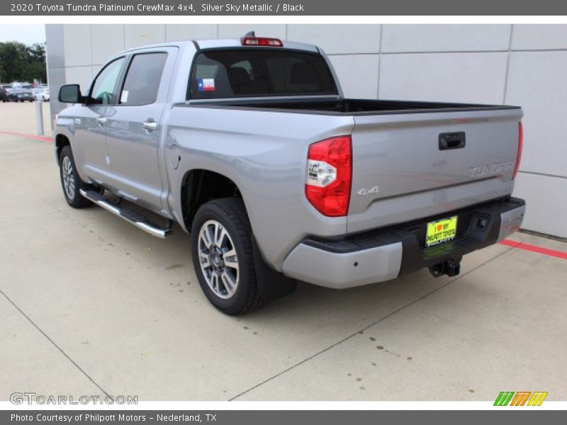 Silver Sky Metallic / Black 2020 Toyota Tundra Platinum CrewMax 4x4