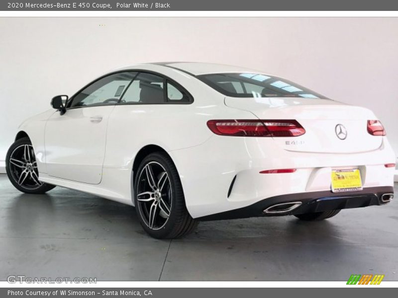Polar White / Black 2020 Mercedes-Benz E 450 Coupe