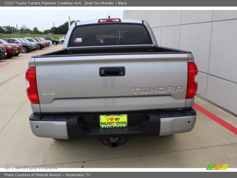 Silver Sky Metallic / Black 2020 Toyota Tundra Platinum CrewMax 4x4