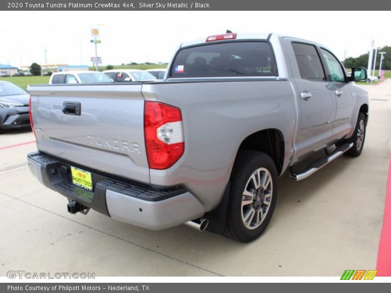 Silver Sky Metallic / Black 2020 Toyota Tundra Platinum CrewMax 4x4