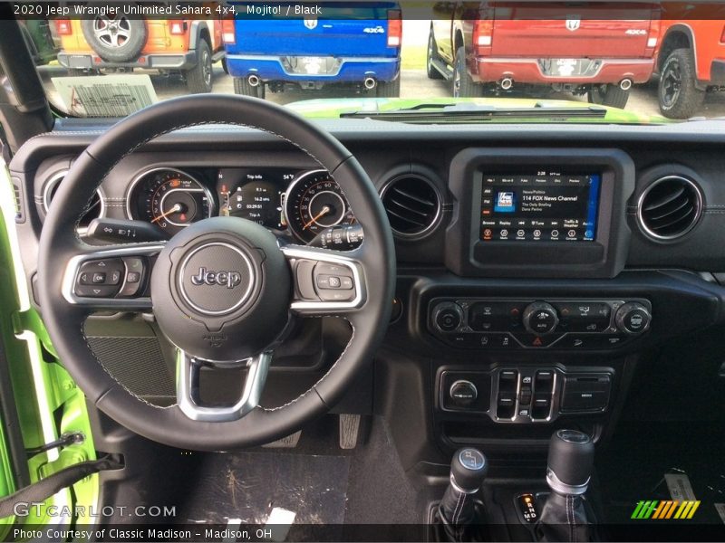 Dashboard of 2020 Wrangler Unlimited Sahara 4x4