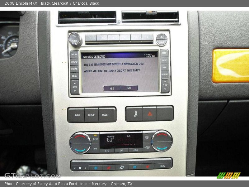 Black Clearcoat / Charcoal Black 2008 Lincoln MKX