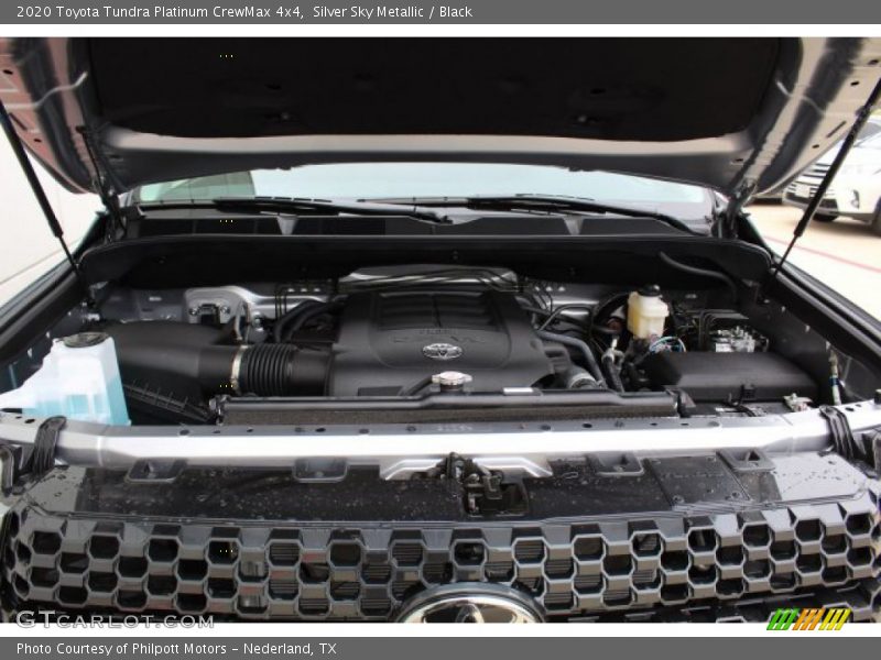 Silver Sky Metallic / Black 2020 Toyota Tundra Platinum CrewMax 4x4