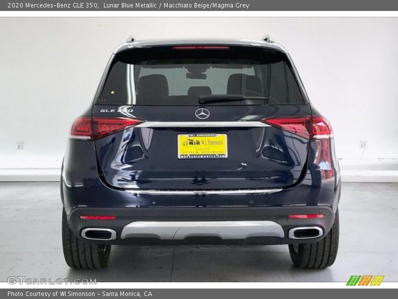Lunar Blue Metallic / Macchiato Beige/Magma Grey 2020 Mercedes-Benz GLE 350