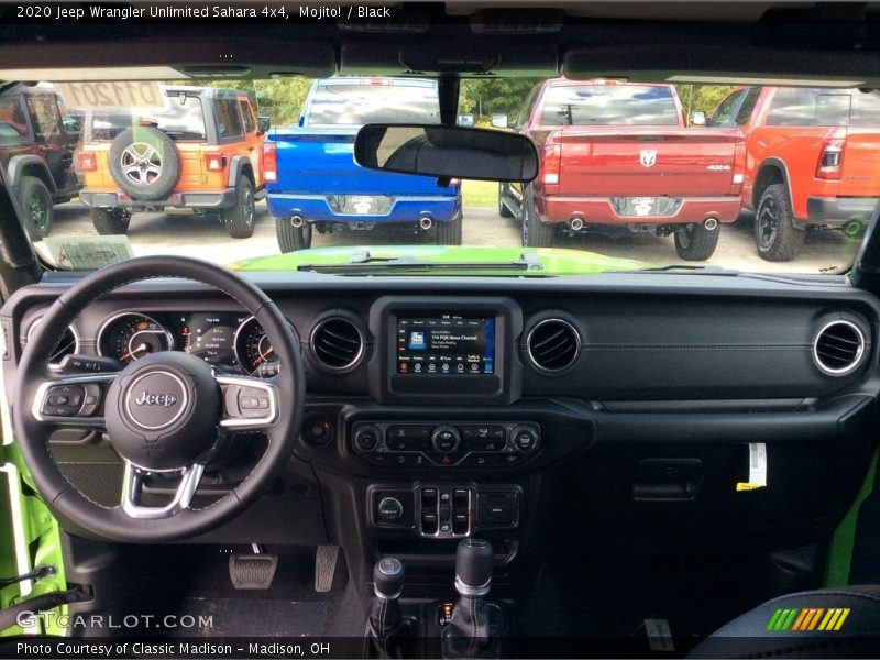 Dashboard of 2020 Wrangler Unlimited Sahara 4x4