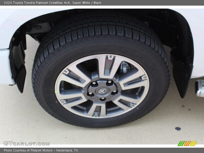 Super White / Black 2020 Toyota Tundra Platinum CrewMax 4x4