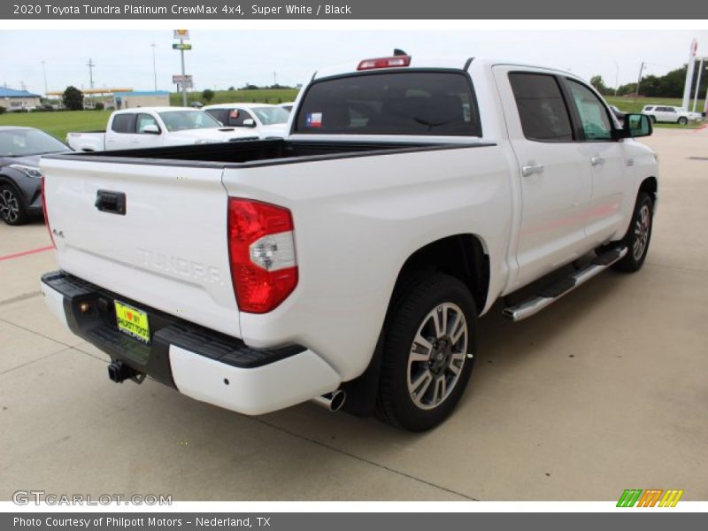 Super White / Black 2020 Toyota Tundra Platinum CrewMax 4x4