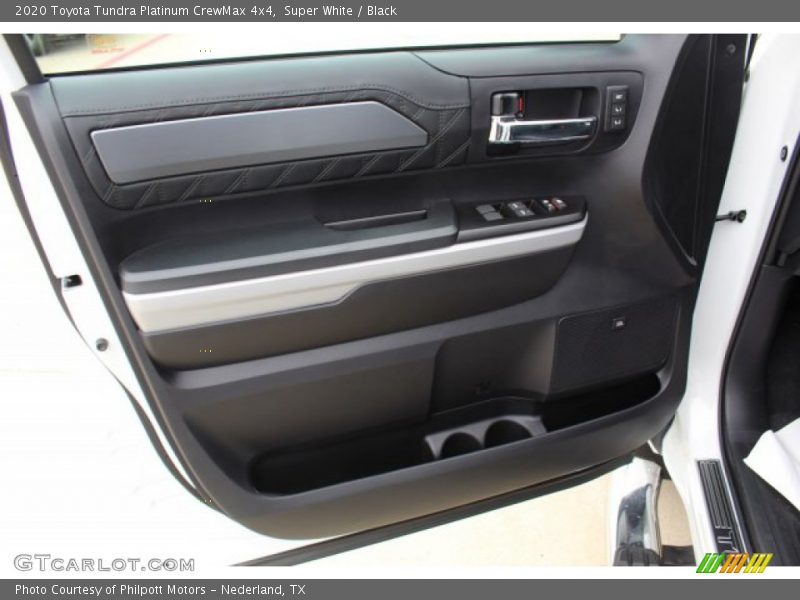 Super White / Black 2020 Toyota Tundra Platinum CrewMax 4x4