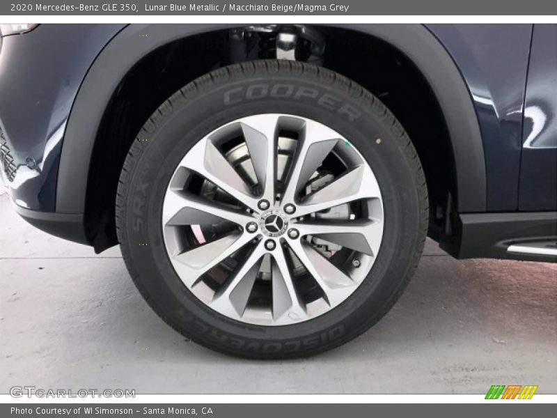 Lunar Blue Metallic / Macchiato Beige/Magma Grey 2020 Mercedes-Benz GLE 350
