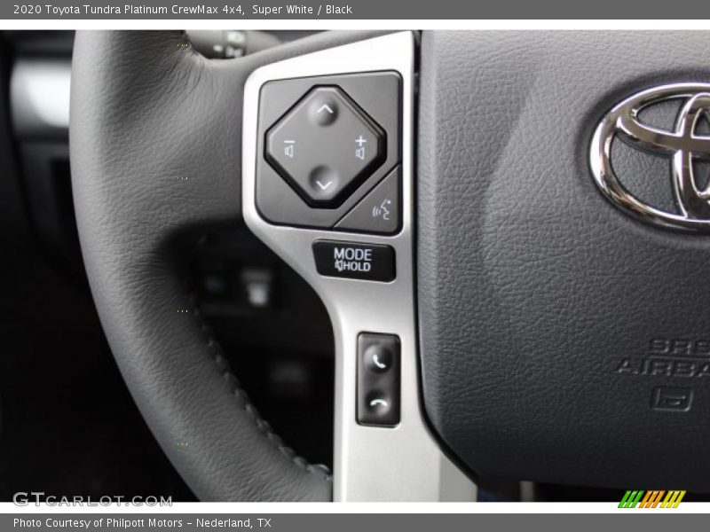 Super White / Black 2020 Toyota Tundra Platinum CrewMax 4x4