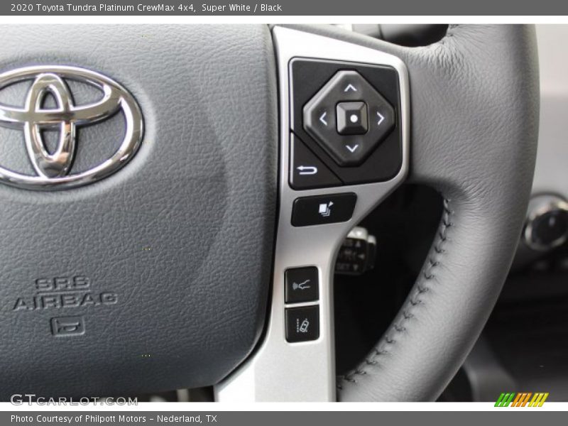 Super White / Black 2020 Toyota Tundra Platinum CrewMax 4x4