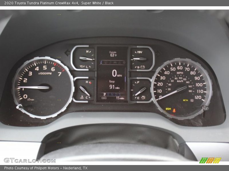 Super White / Black 2020 Toyota Tundra Platinum CrewMax 4x4
