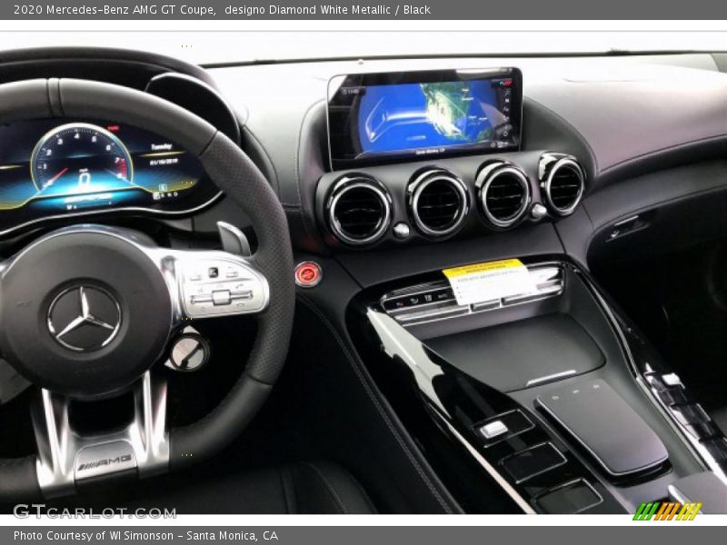 designo Diamond White Metallic / Black 2020 Mercedes-Benz AMG GT Coupe