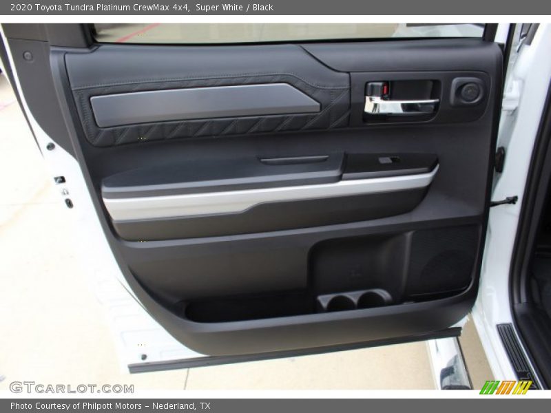 Super White / Black 2020 Toyota Tundra Platinum CrewMax 4x4