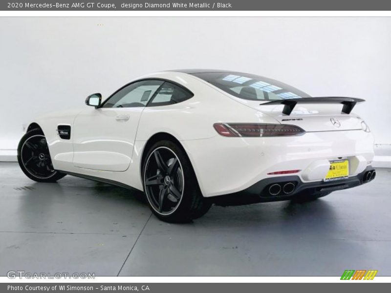designo Diamond White Metallic / Black 2020 Mercedes-Benz AMG GT Coupe