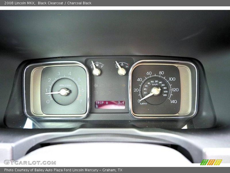 Black Clearcoat / Charcoal Black 2008 Lincoln MKX