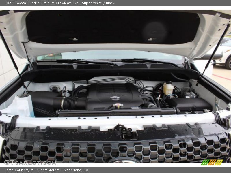 Super White / Black 2020 Toyota Tundra Platinum CrewMax 4x4