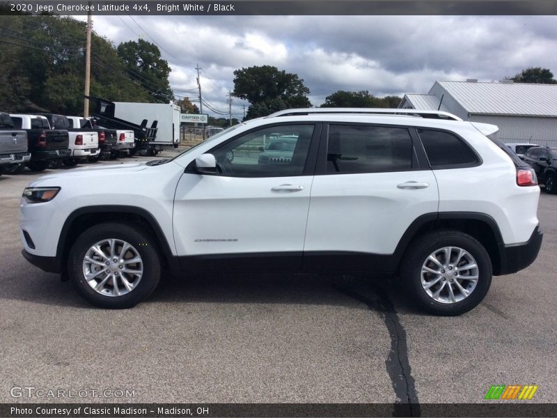 Bright White / Black 2020 Jeep Cherokee Latitude 4x4