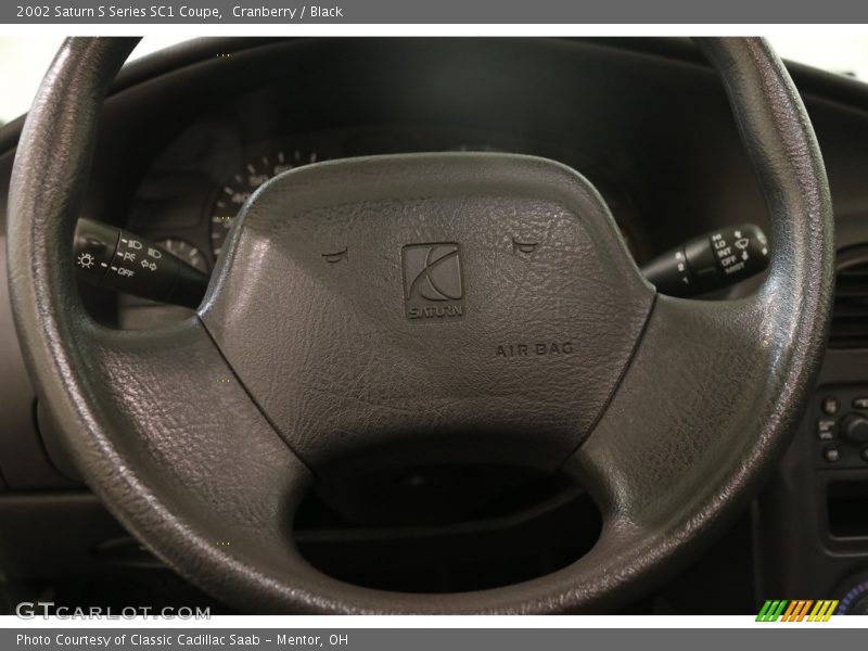 Cranberry / Black 2002 Saturn S Series SC1 Coupe