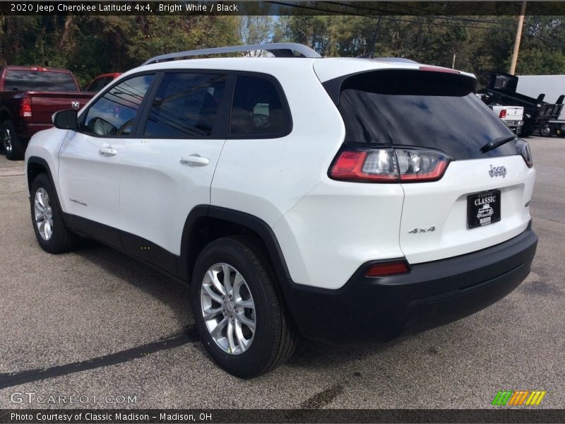 Bright White / Black 2020 Jeep Cherokee Latitude 4x4