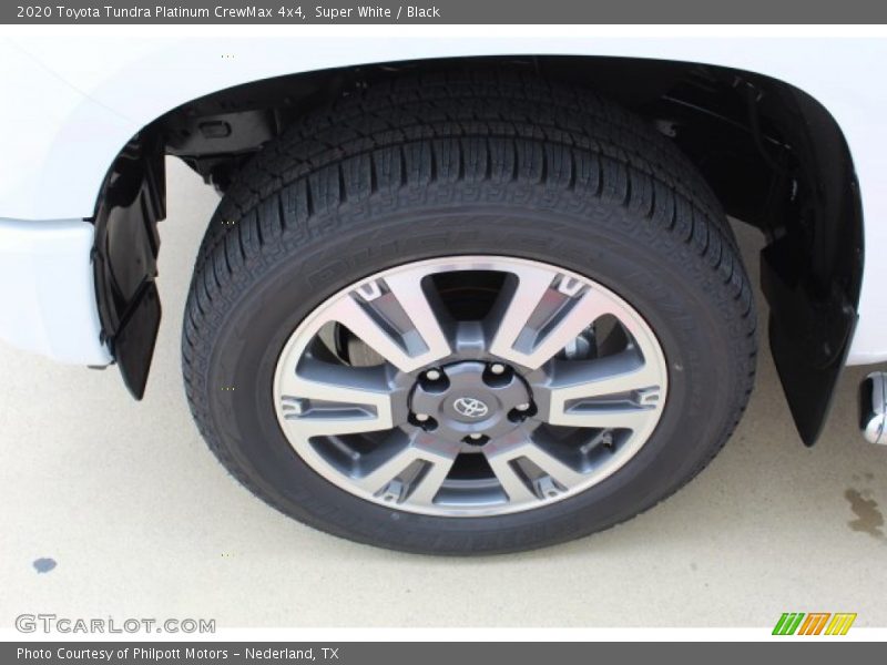 Super White / Black 2020 Toyota Tundra Platinum CrewMax 4x4