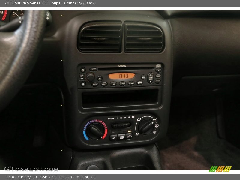 Cranberry / Black 2002 Saturn S Series SC1 Coupe