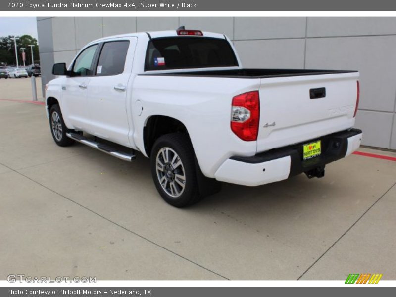 Super White / Black 2020 Toyota Tundra Platinum CrewMax 4x4