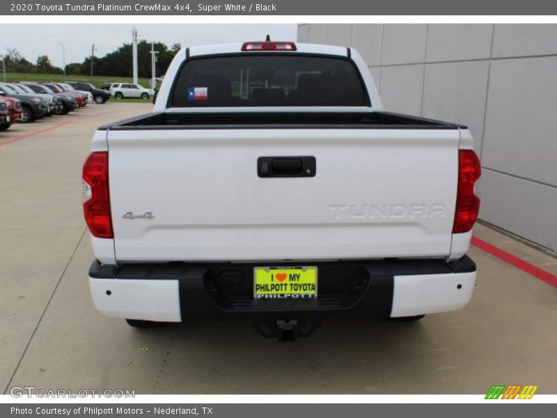 Super White / Black 2020 Toyota Tundra Platinum CrewMax 4x4