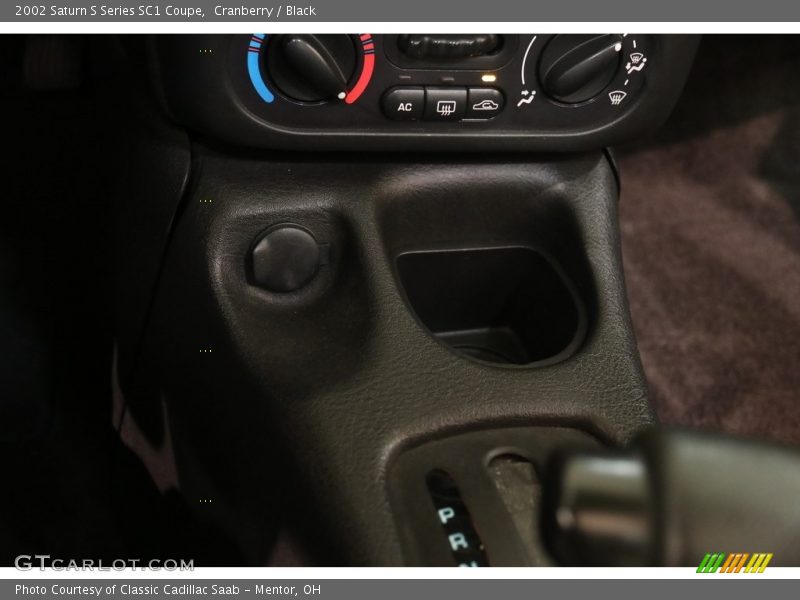 Cranberry / Black 2002 Saturn S Series SC1 Coupe