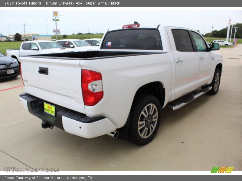 Super White / Black 2020 Toyota Tundra Platinum CrewMax 4x4