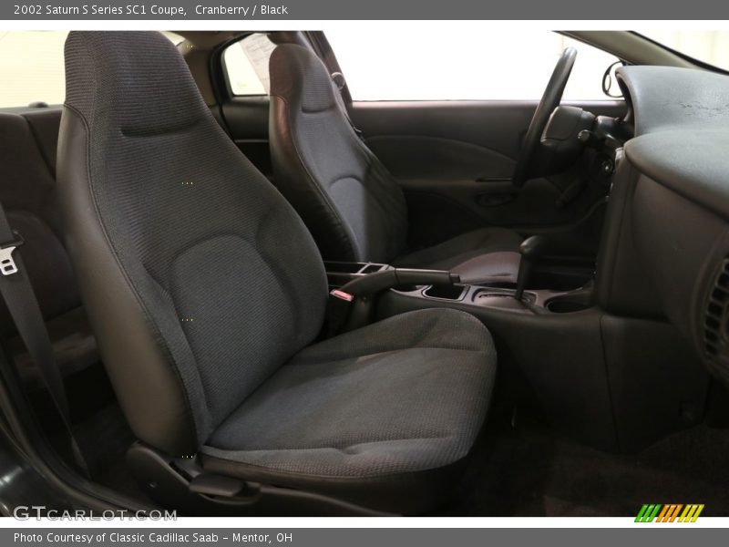 Cranberry / Black 2002 Saturn S Series SC1 Coupe